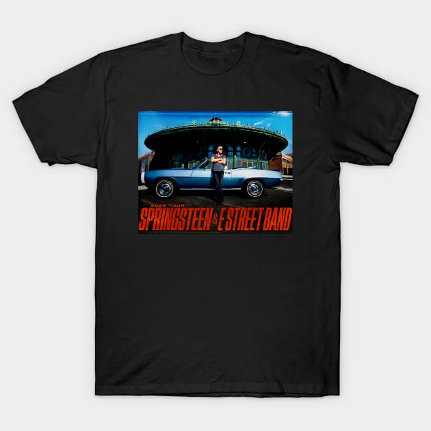 Springsteen Tour Band Street 2023 T-Shirt by harwayan